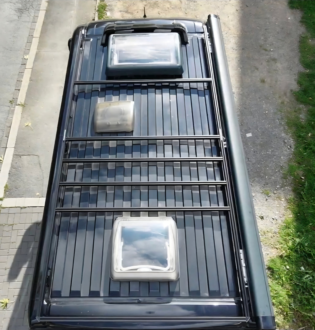 Fiat Ducato (2006-) Roof Rack – Modularer Aluminium-Dachträger für Camper mit Thule Omnistor
