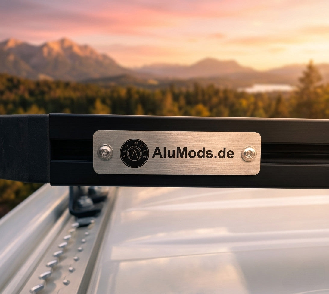 AluMods Logo Plakette