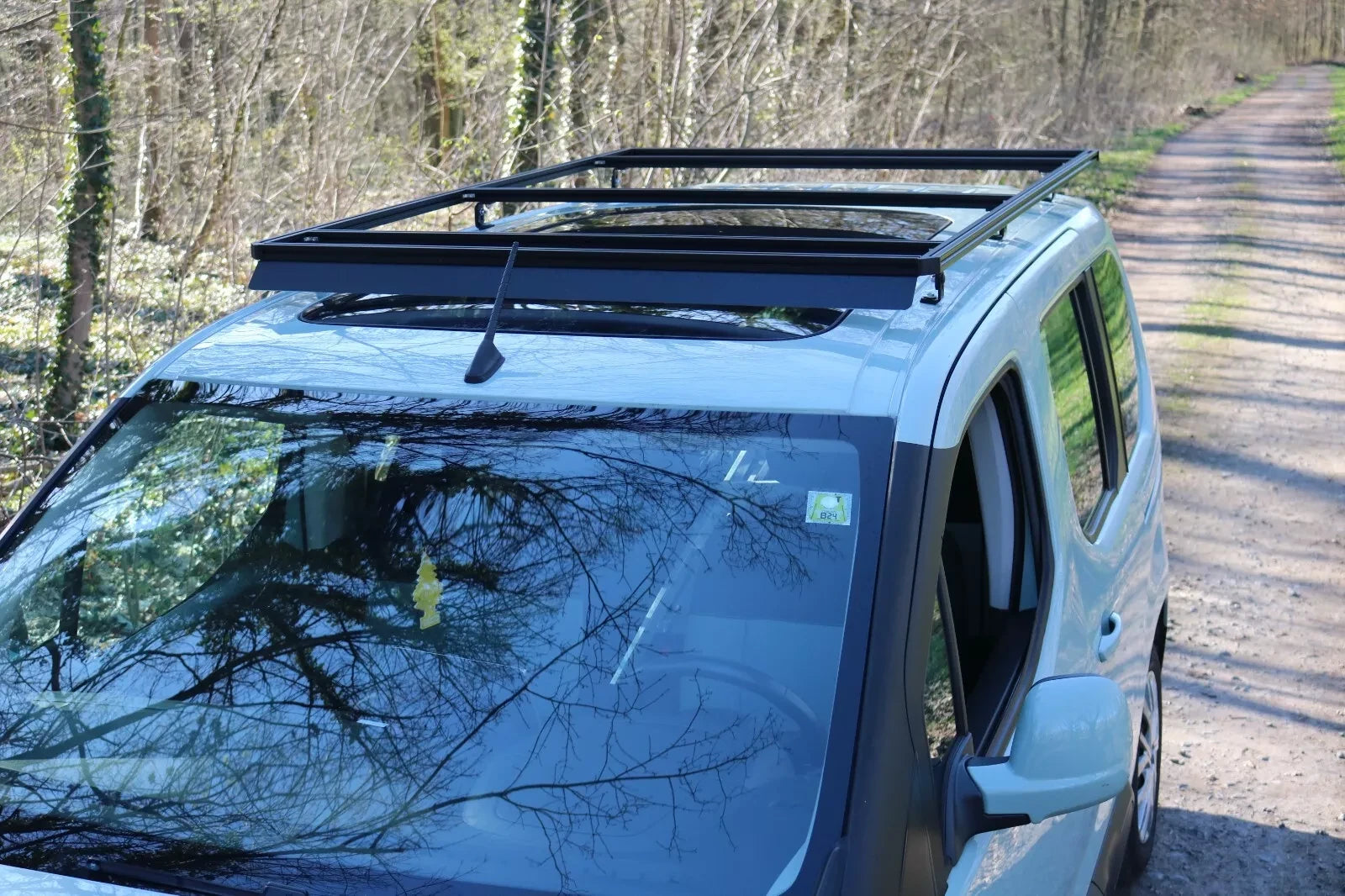 berlingo dachzelt Citroen Berlingo (2018-) Roof Rack Set – Modularer Aluminium-Dachträge – AluMods